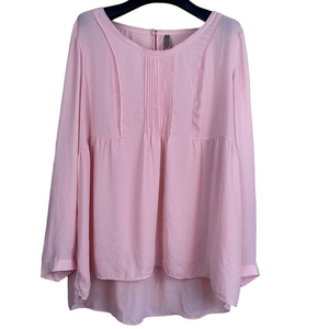 Thyme pleated‎ front blouse XXL